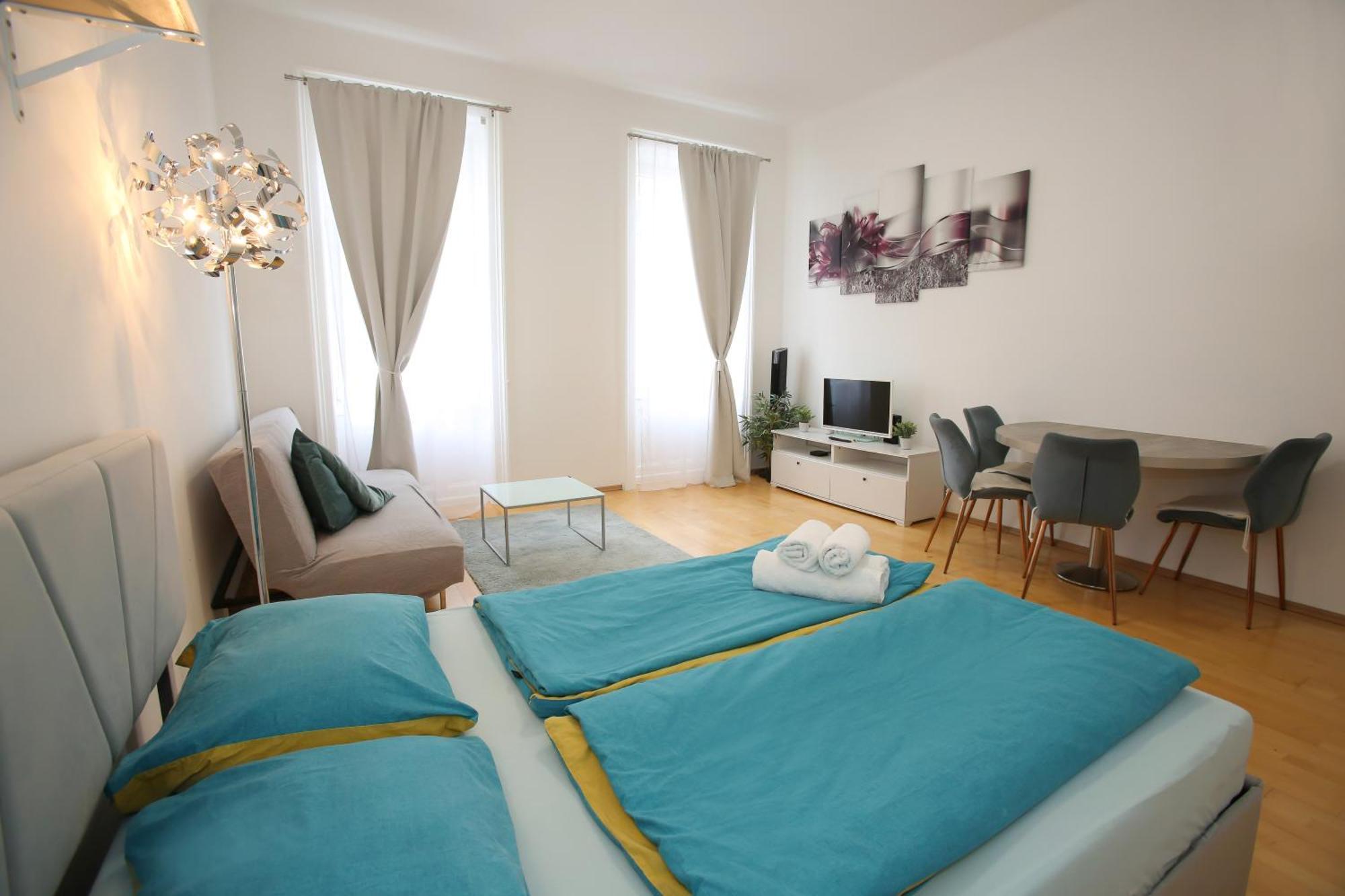 Apartamento Downtown Bliss Modern Retreat With Free Parking And Fast Internet 600 Mbits Viena Exterior foto